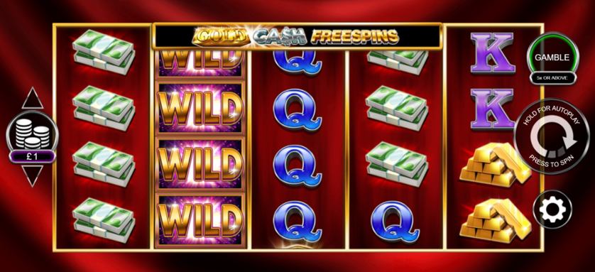 Játssz most - Gold Cash Free Spins