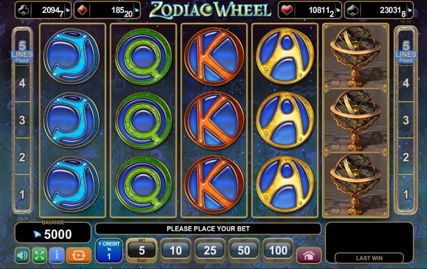 Játssz most - Zodiac Wheel