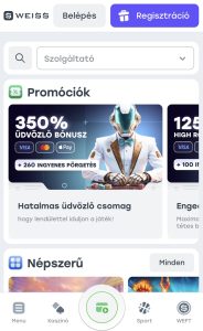 Weiss Casino megnyitása