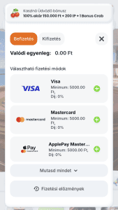 Végezd el az első befizetést