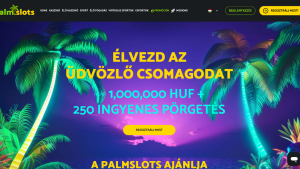 Látogass el a PalmSlots Casino weboldalára: 