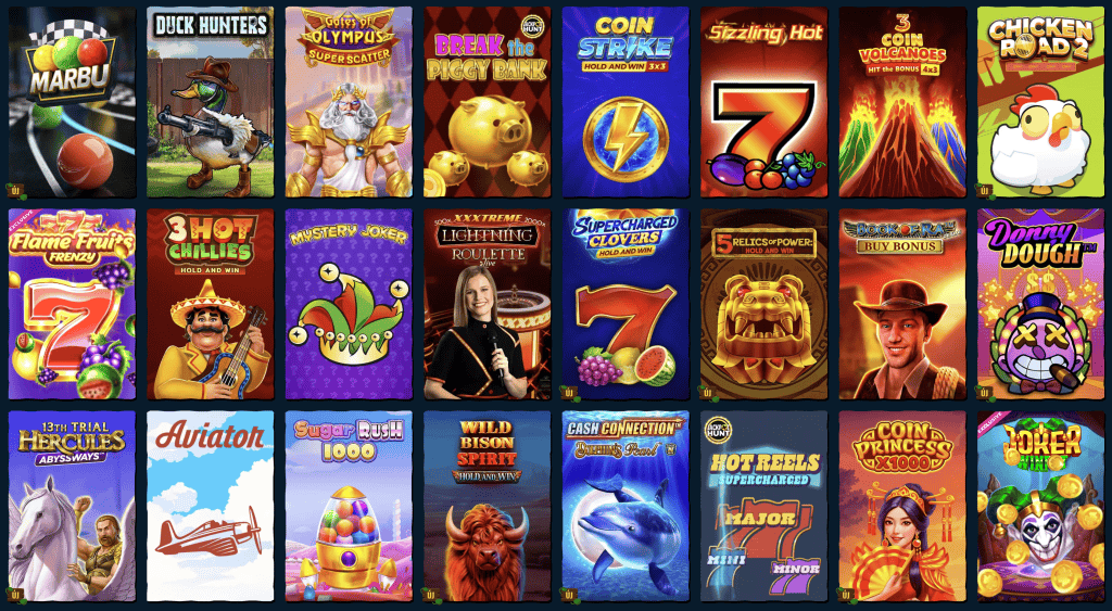 Spinanga Casino - nyerőgépes játékok