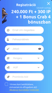 Alapadatok megadása
