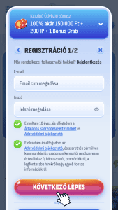 Bejelentkezési adatok