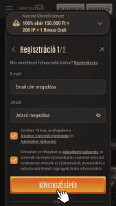 Felhasználói fiók létrehozása