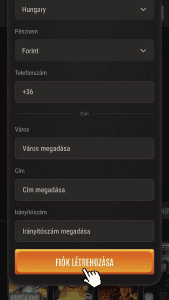 Regisztráció véglegesítése
