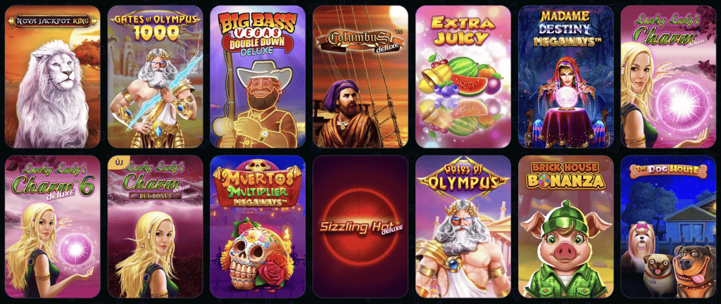 NovaJackpot casino Nyerőgépek