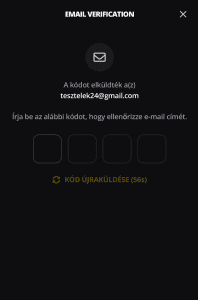 E-mail-cím megerősítése