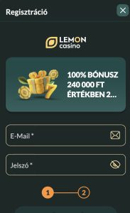 E-mail-cím és jelszó páros