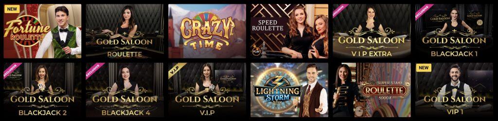 Zet Casino Élő kaszinó