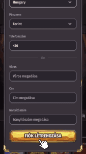 Add meg a személyes adatokat