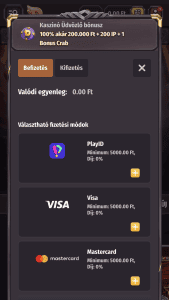 Fizess be a számládra