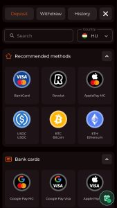 Befizetés és játék