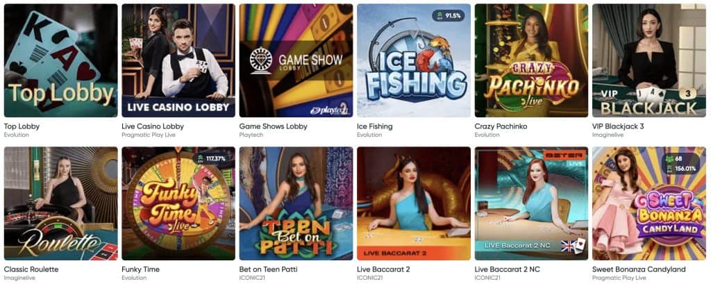 Ivibet élő kaszinó