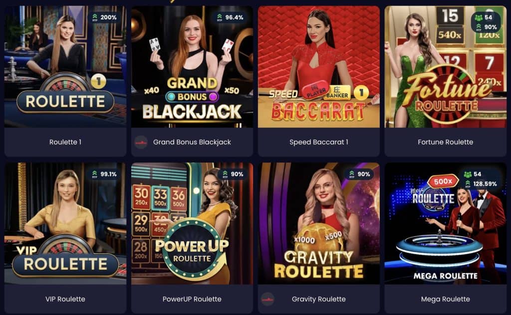 SlotsGem Élő kaszinó